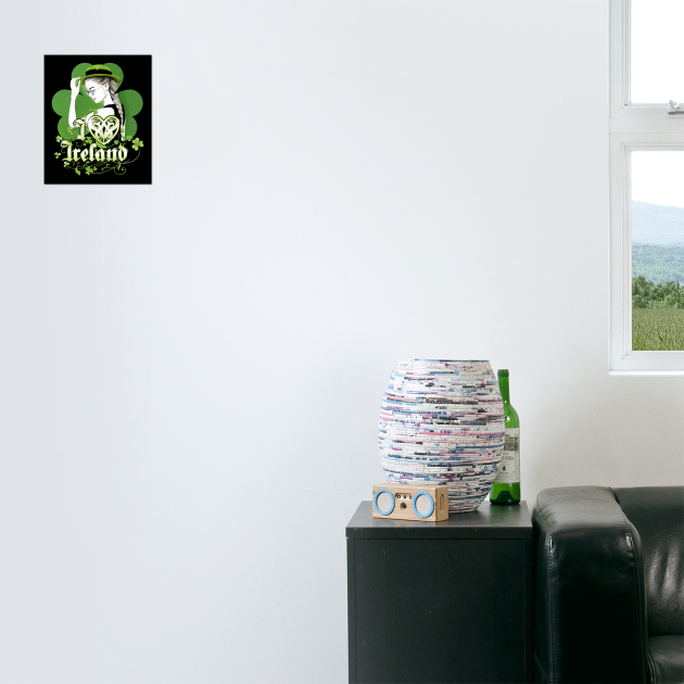 I love Ireland Woman Saint Patricks Day Celebration by creative
